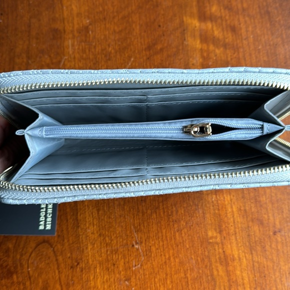 Badgley Mischka Long Braid Quilting Wallet NWT - Picture 5 of 8